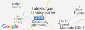 Taldyqorghan map